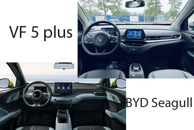 so sánh VF 5 plus và BYD Seagull
