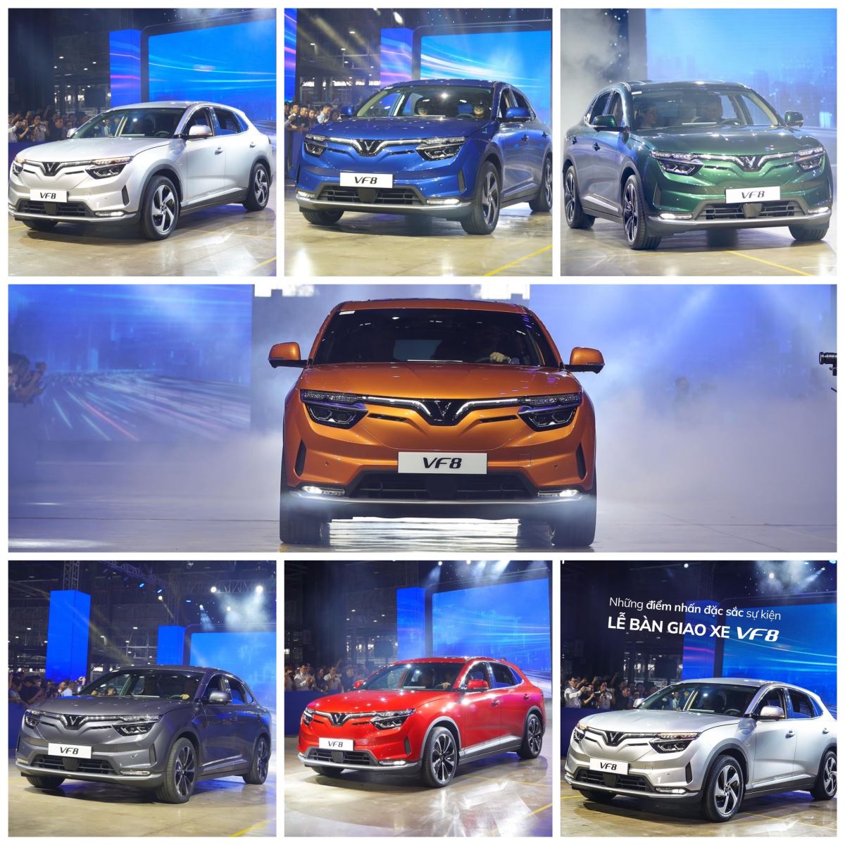 màu ngoại thất xe VF 8