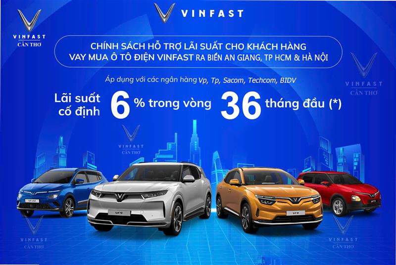 Ưu đãi lãi suất cho Khách hàng An Giang và Kiên Giang.