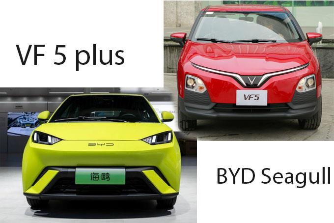 So sánh VF 5 plus và BYD Seagull