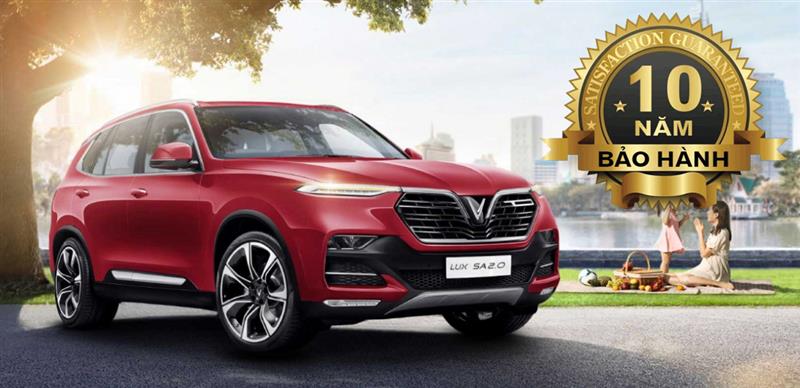 VINFAST NÂNG BẢO HÀNH LÊN 10 NĂM CHO CÁC DÒNG Ô TÔ CHẠY XĂNG